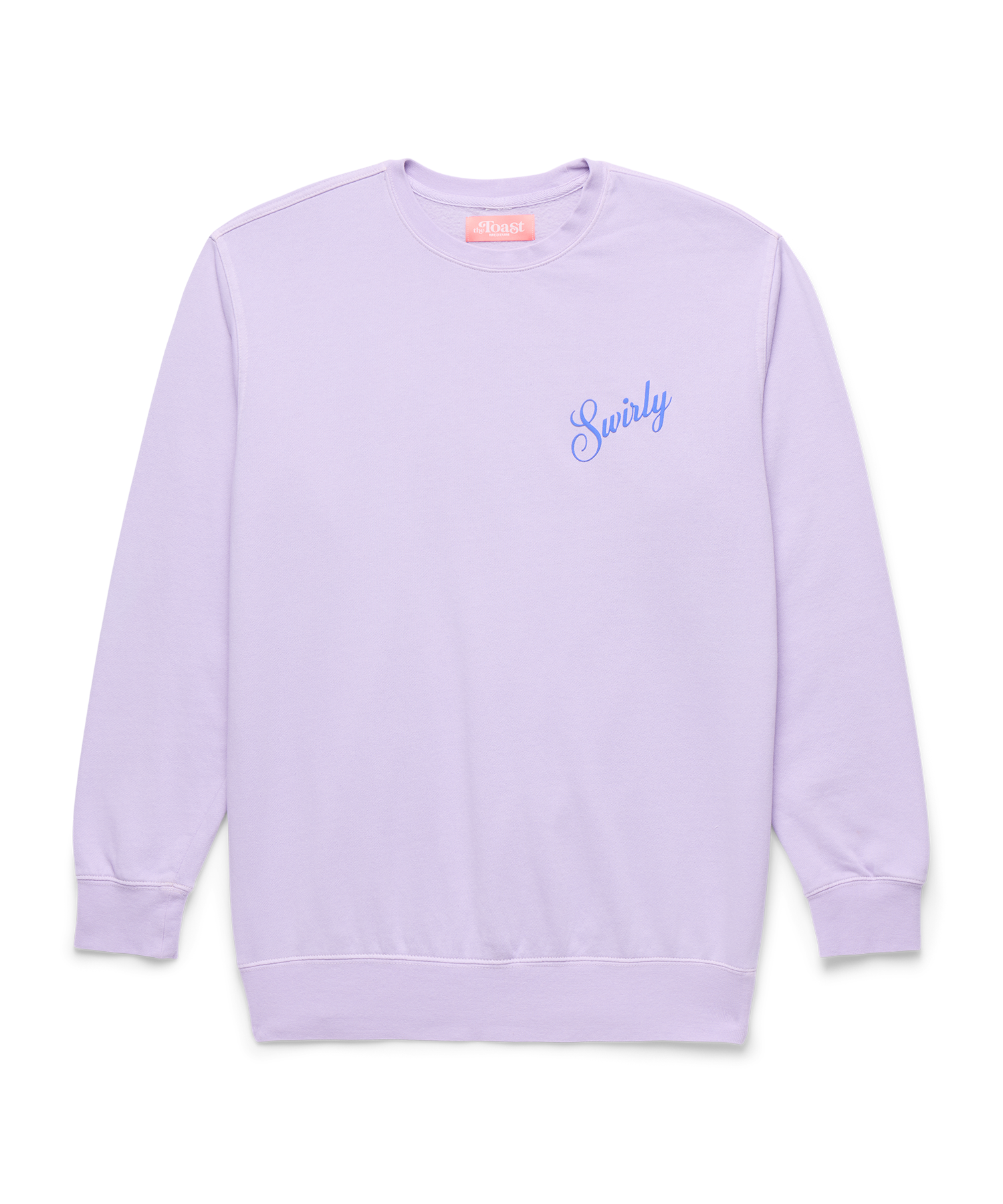 Swirly Crewneck Lavender – The Toast Podcast
