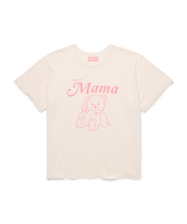 Toasty Mama Oversized Tee Ivory