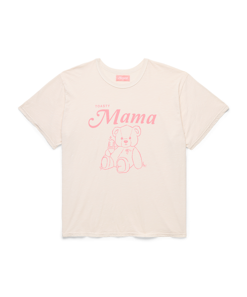 Toasty Mama Oversized Tee Ivory – The Toast Podcast