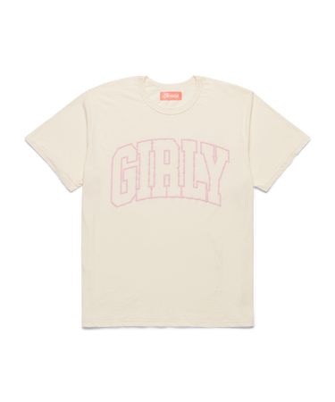 Girly Oversized Tee Ivory