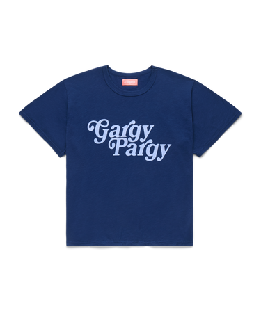 Gargy Pargy Oversized Tee Navy - PREORDER