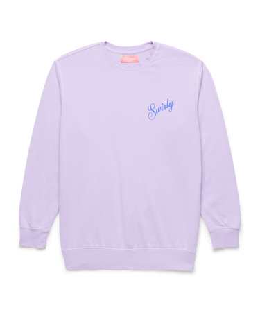 Swirly Crewneck Lavender