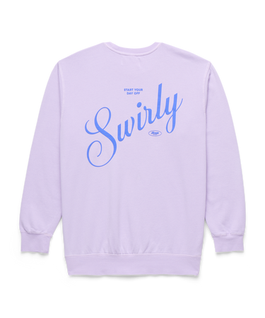 Swirly Crewneck Lavender
