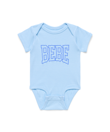 Collegiate Bebe Onesie Light Blue