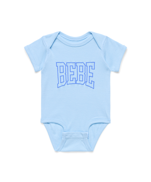 Collegiate Bebe Onesie Light Blue – The Toast Podcast