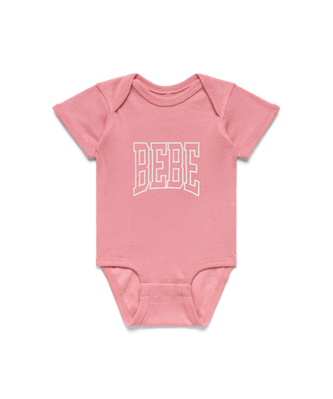 Collegiate Bebe Onesie Mauve