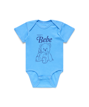 Toasty Bebe Onesie Periwinkle